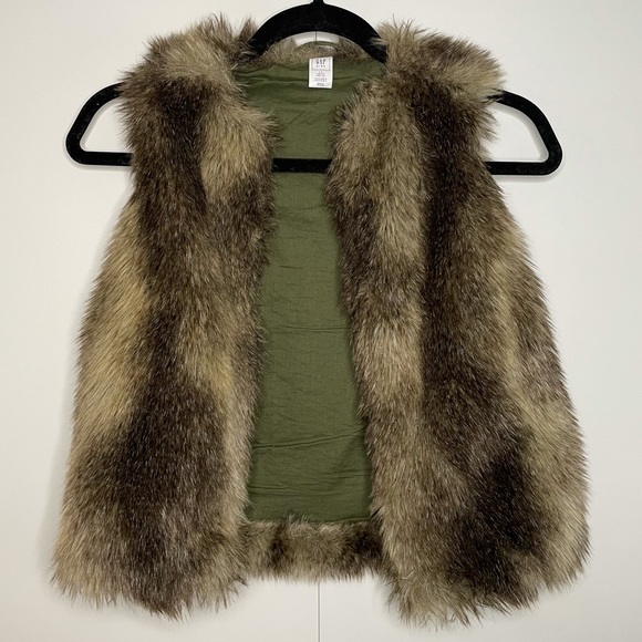 Girl’s GapKids 3-in-1 Parka Army Jacket - Picture 6 of 8